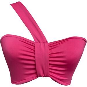 Shein Women's Small Hot Pink One Shoulder Super Crop Top